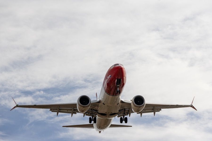 Billede af Norwegian Air fly