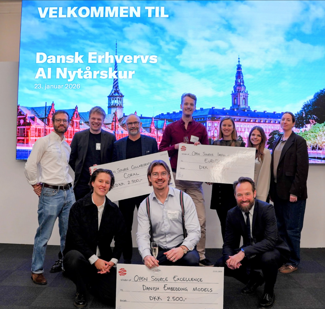 Open Source Prisuddeling til Dansk Erhvervs AI Nytårskur 2026