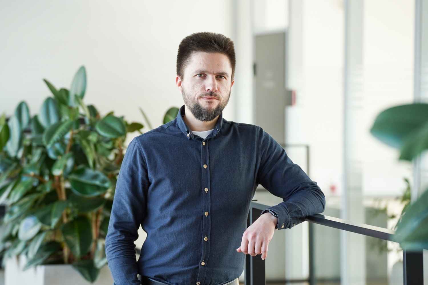 Portr&aelig;t af Denys Leschenko