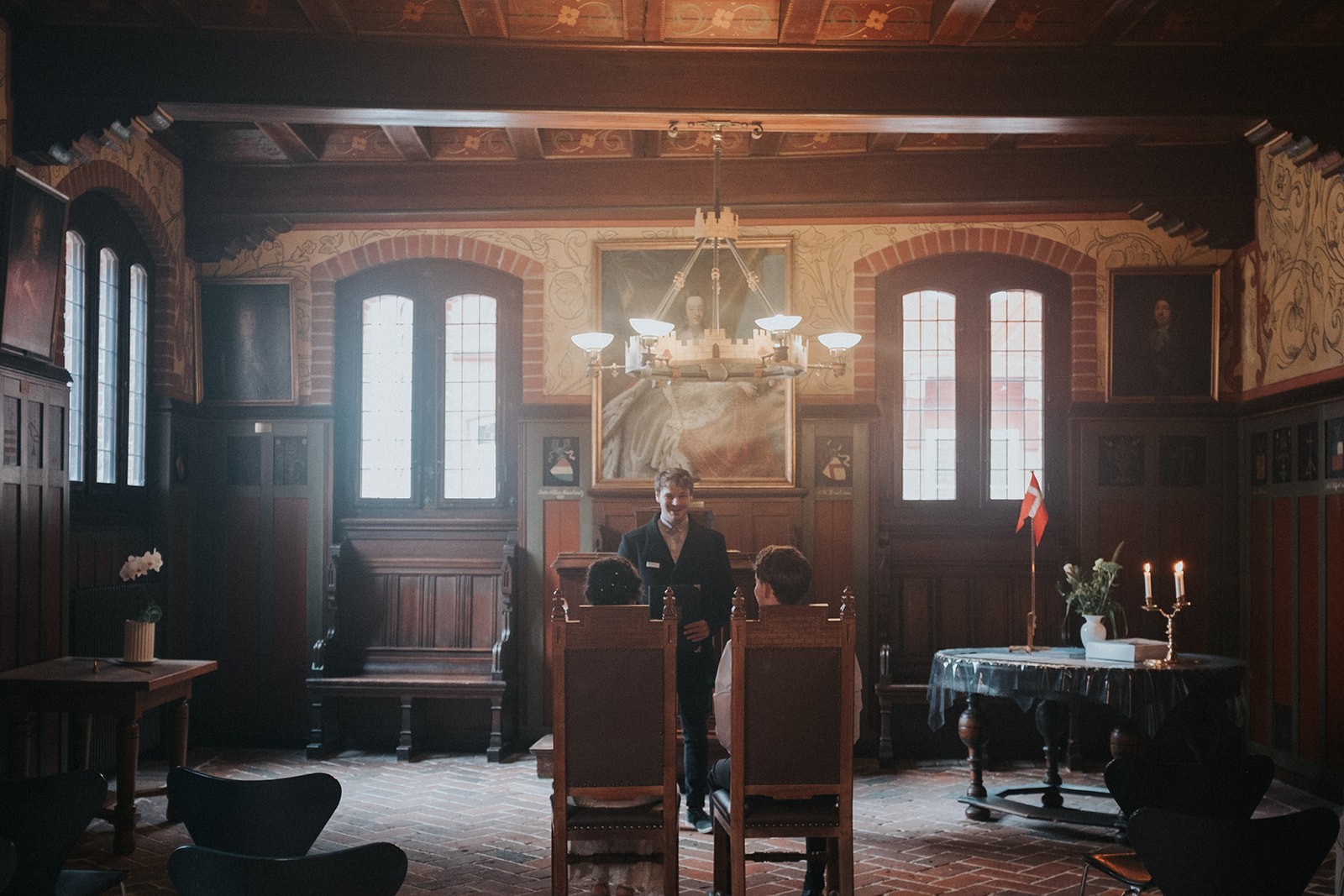 Bryllup p&aring; r&aring;dhus i Ribe 