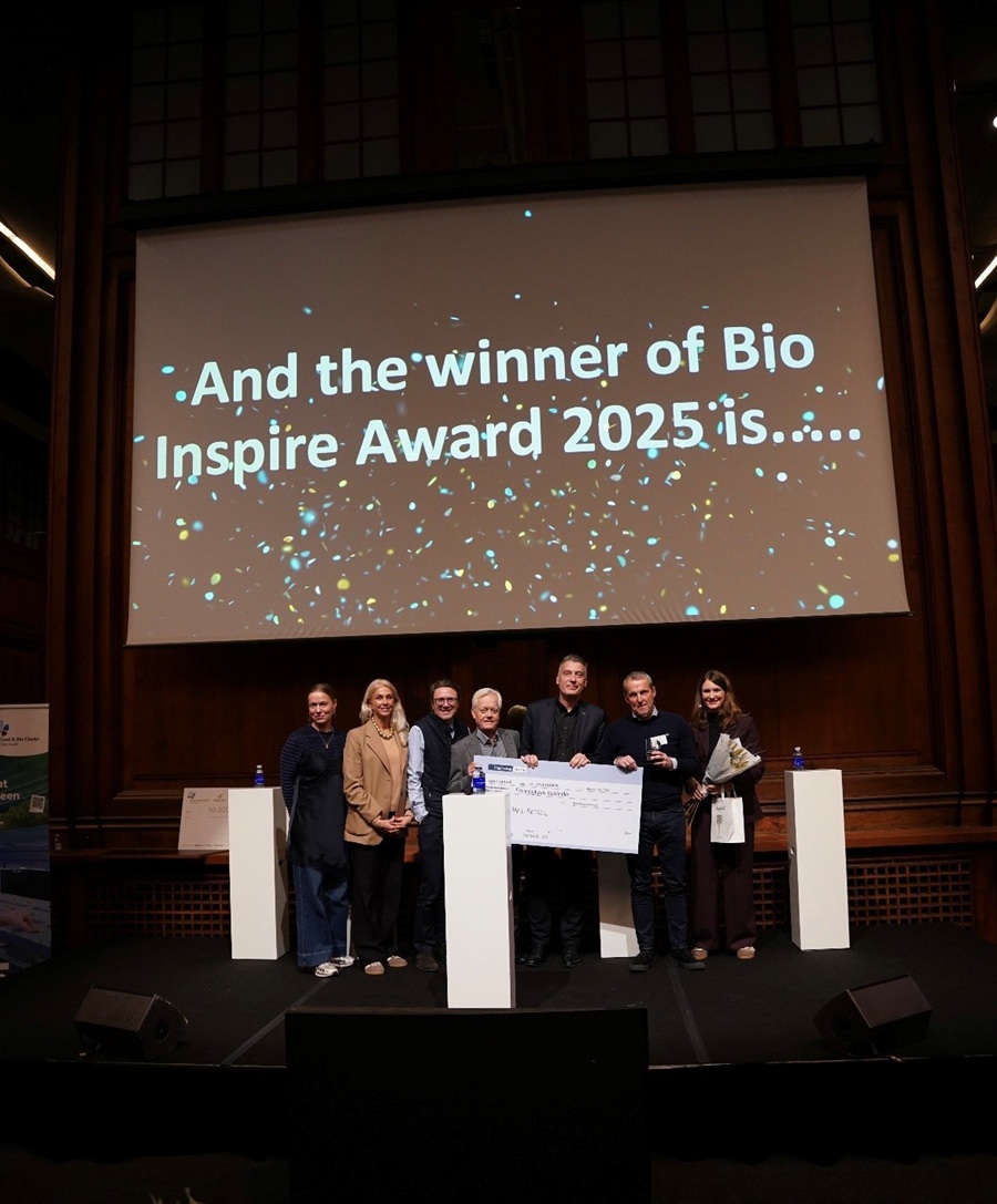 Billede af vinderen af årets Bio Inspire Award